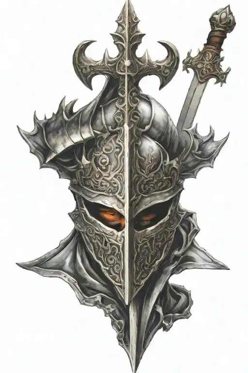 Dragon Sword Knight Helmet