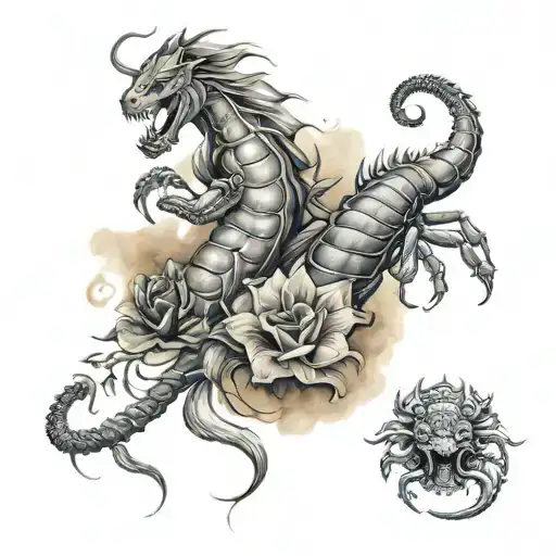 Leo And Scorpio Next To The Number 224