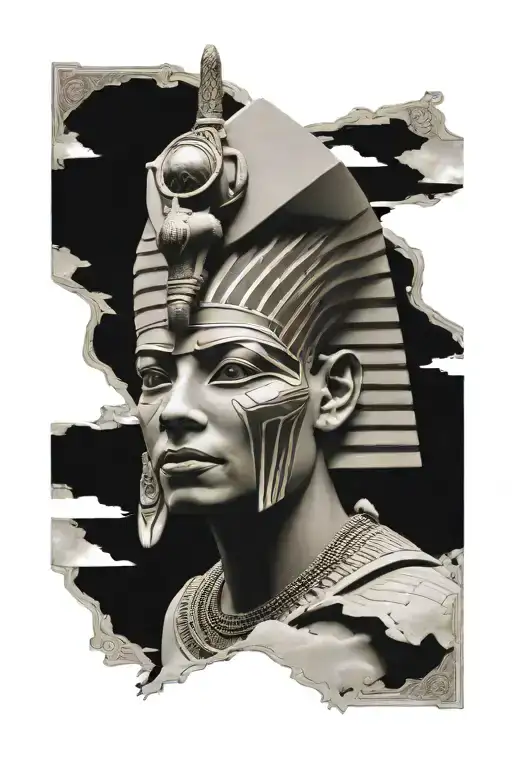 Egyptian Pharoah Dressed