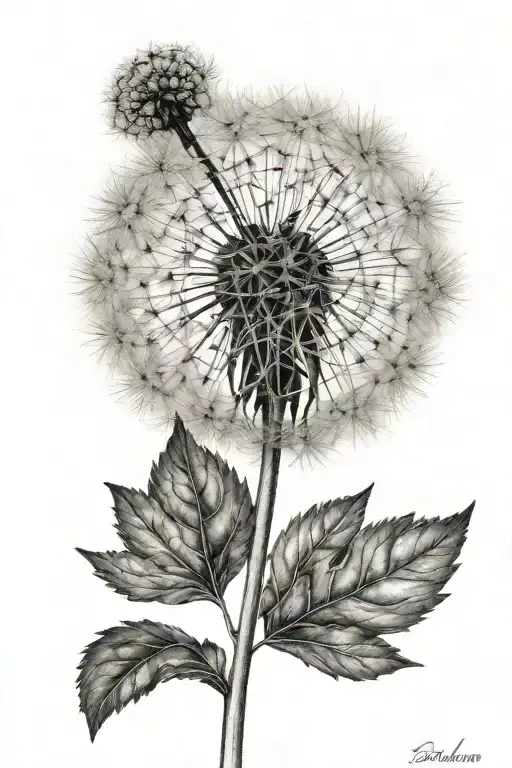 Dandelion Blowing
