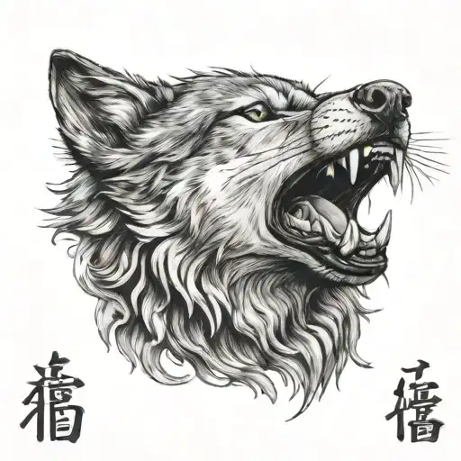 Japanese Wolf Howling