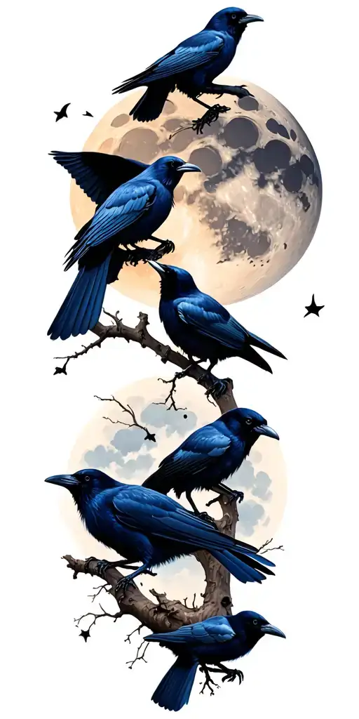 Crows And The Moon