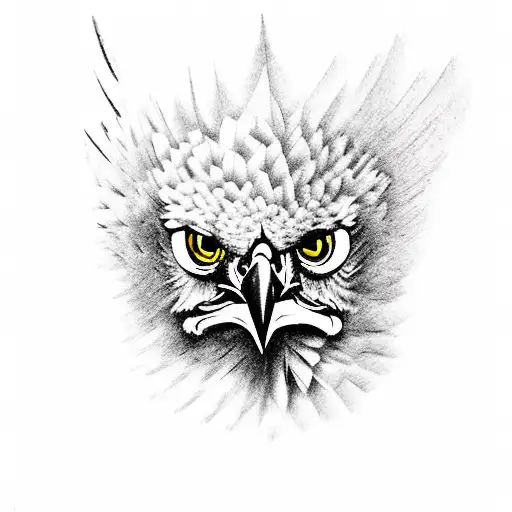 Harpy Eagle Perched On A Branch