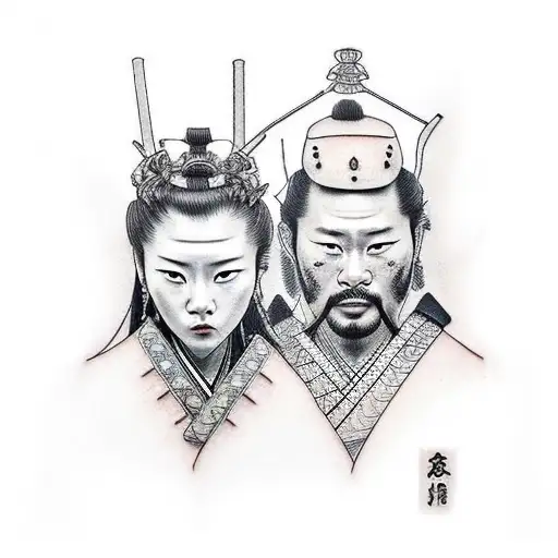 Samurai And Wife