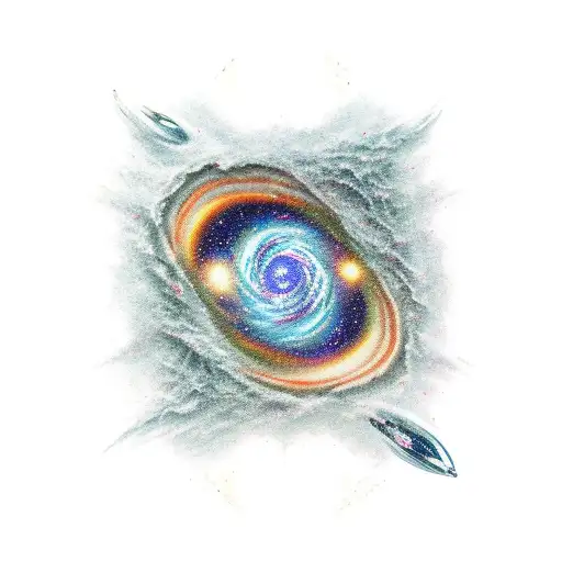 Galaxy Being Torn Open