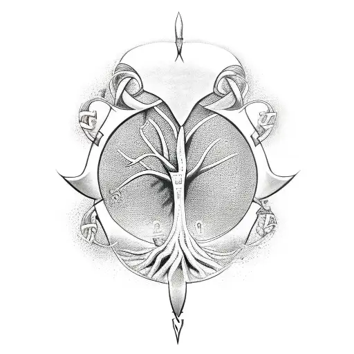 Tree Of Life Turns Into Viking Axe