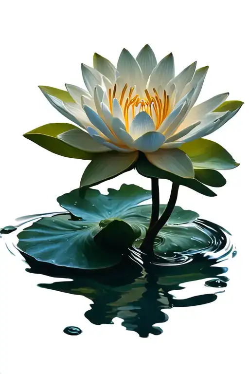 Water Lily Intertwined