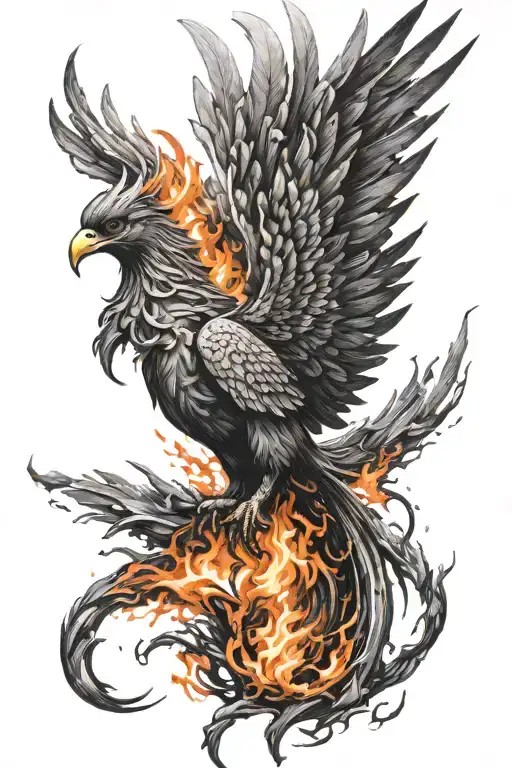 Phoenix Rising From The Ashes