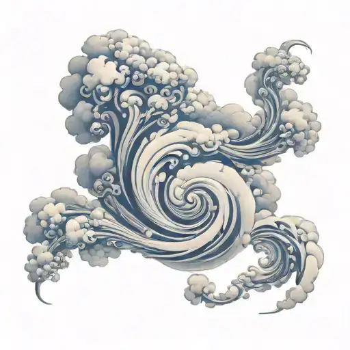 Cloud Swirl Pattern Forming