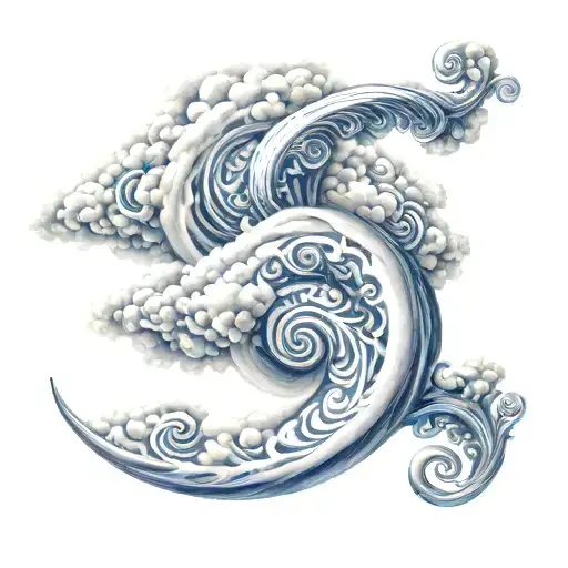 Cloud Swirl Pattern Forming