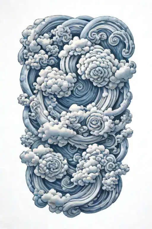 Cloud Swirl Pattern Forming
