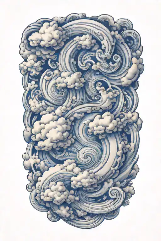 Cloud Swirl Pattern