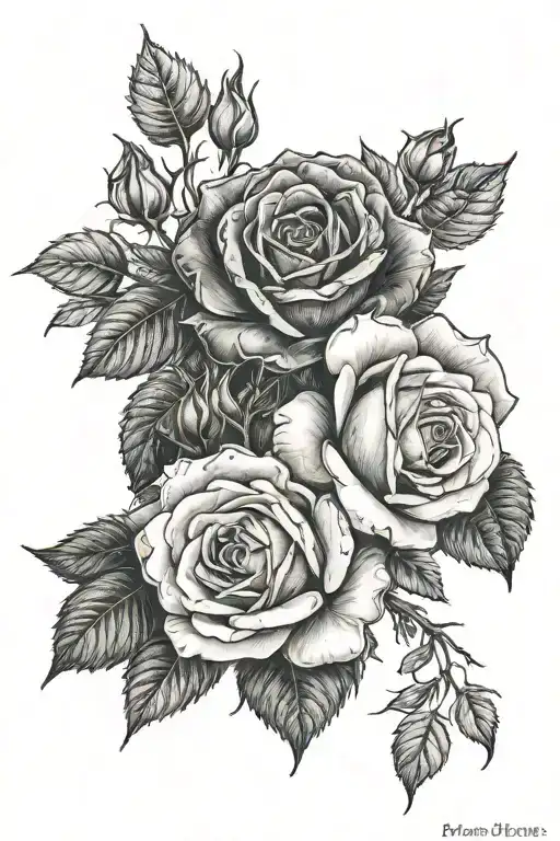 Roses Dark For Cover