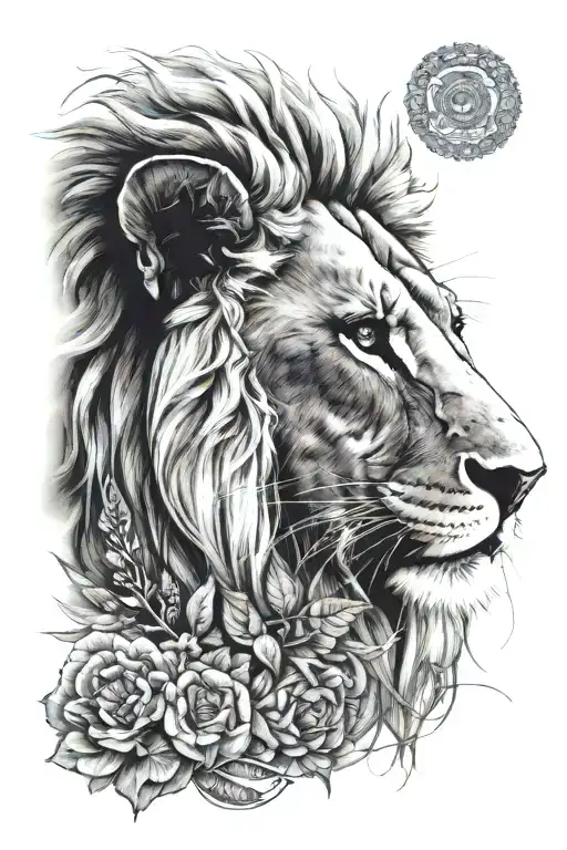 Punjabi Lion Inspired Using