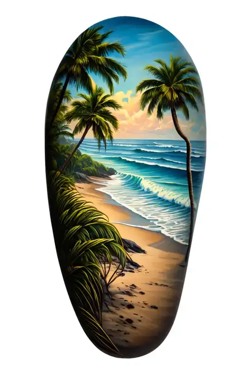 Oceanside California Beach Scene