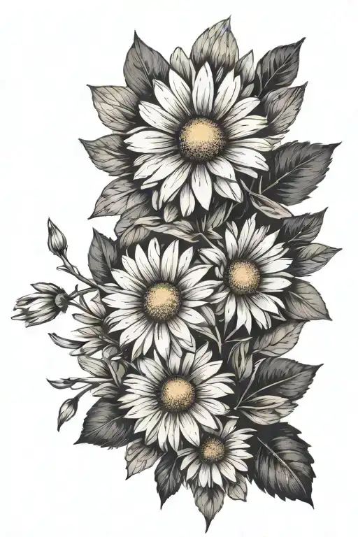 Daisy Flowers Minimal