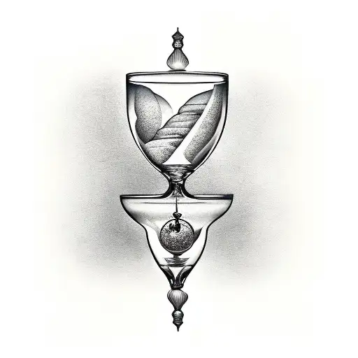 Hourglass With Lifeline