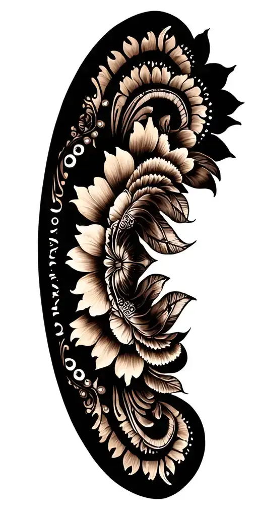 Mandala Design Incorporating Elements