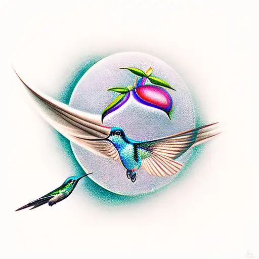 Humming Bird And Swallow