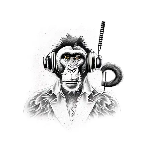 Smoking Dj Monkey