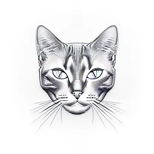 A Sleek Techno-inspired Design Featuring A Cat Silhouette And Forex Symbols