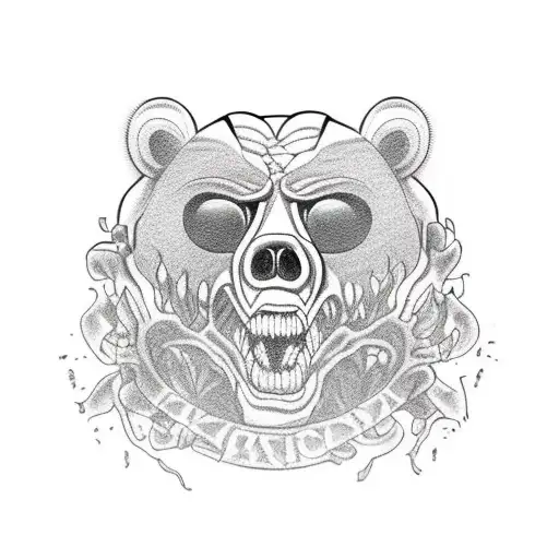 Zombie Bear Full Body