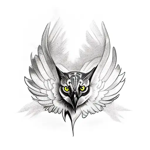 Half Raven Half Cat Spiritual