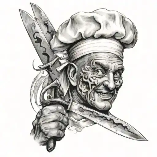 Madness Chef And Knifes