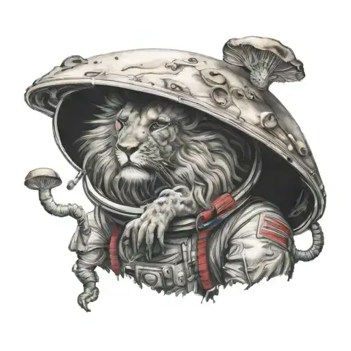 Astronaut Lion Mushrooms