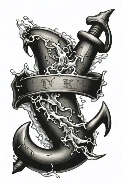 Water Anker Letter T