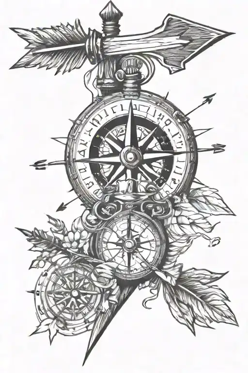 Arrow And Compass