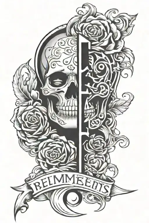 Chicano Lettering Negative Space