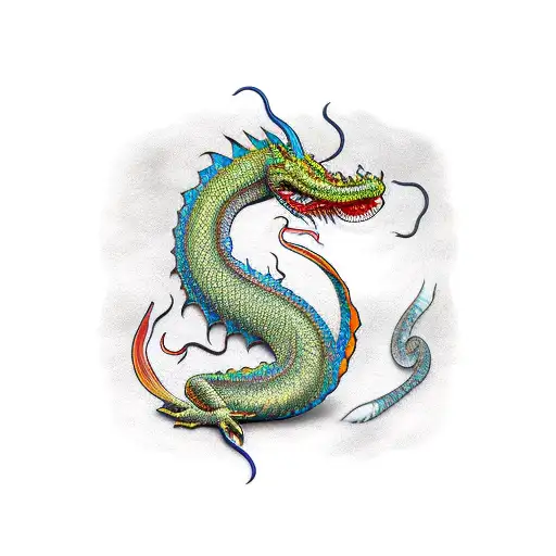Long Dragon With A Tail