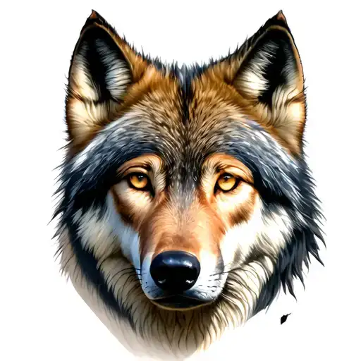 Eyes Of A Wolf That Looks Part Of The Upper Osic