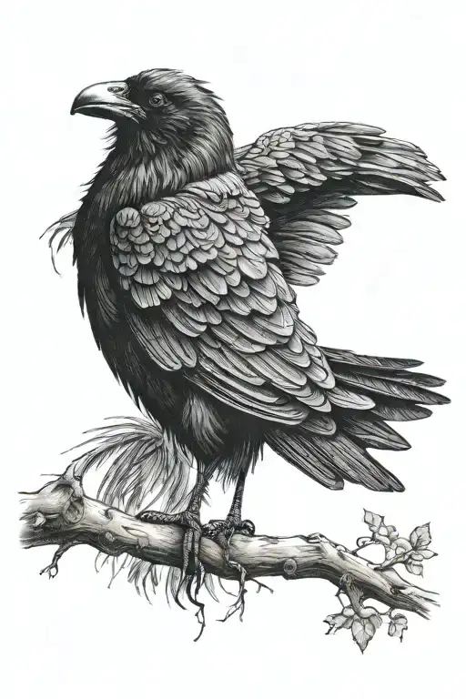 Crow Sitting