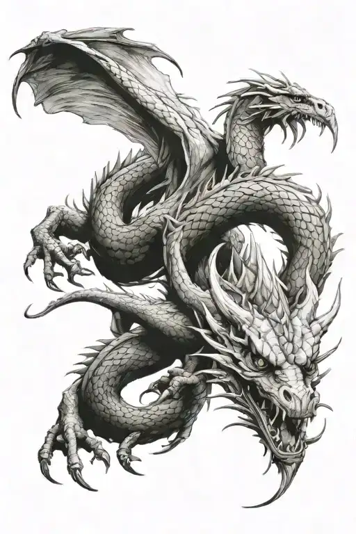 Dragon With Four Legs