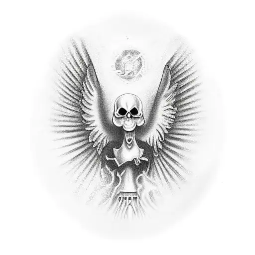 Ouija Board And Crying Angel