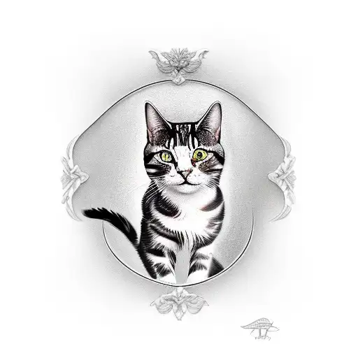 Black And Tabby Cats