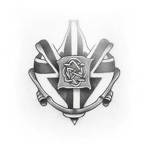 Irish Republican Tattoo For Rib Cage Or Upper Back