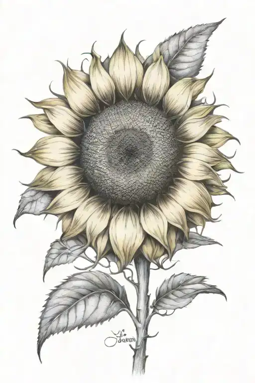 Single Sunflower