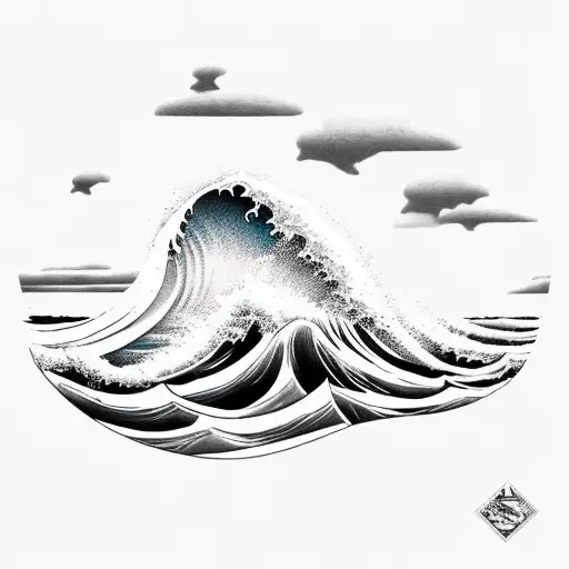 Landscape Beach With Waves