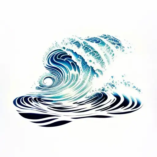 Blue Ocean Waves