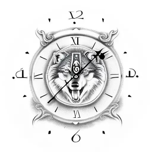 Clock With Roman Numerals Ans Wolf
