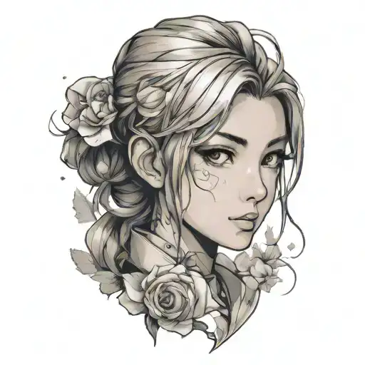 Portrait Of An Anime Girl