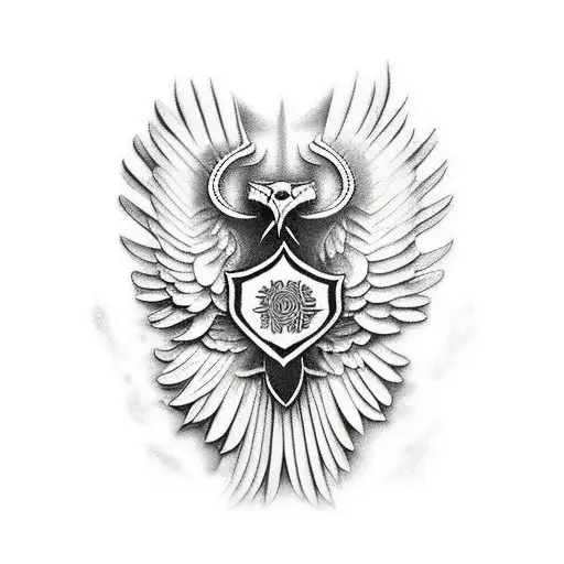 Albanian Eagle With Skenderbeg In It
