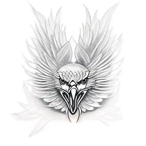Katholic Tattoo With Eagle