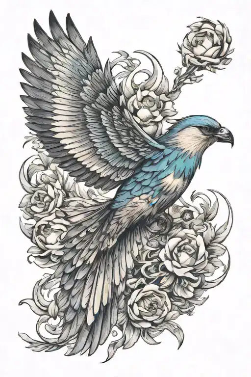 Heyoka Thunder Bird Flying