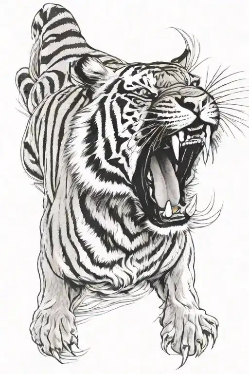 Tiger Roaring