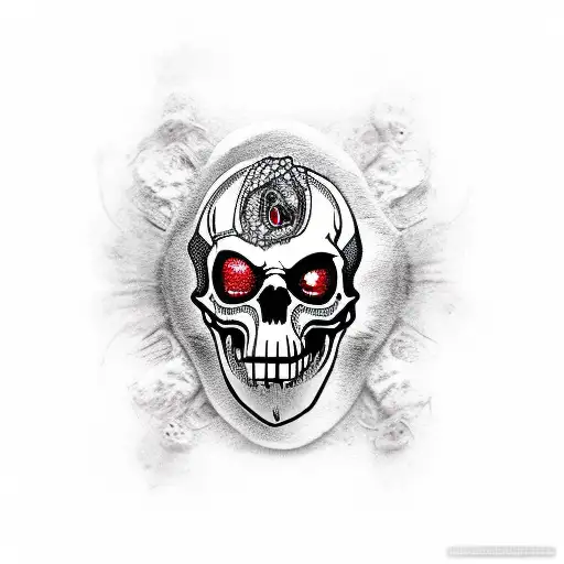 Skull Face With Plague Doctor Mask