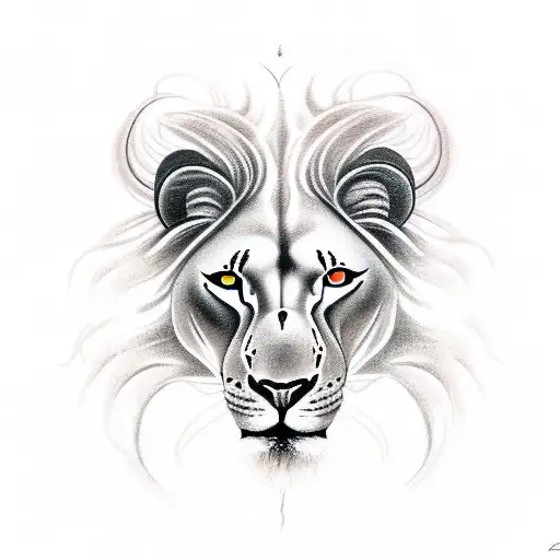 Half Lioness Half Medusa